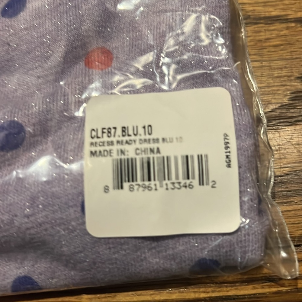 American Girl Recess Ready French Terry Dress Nwt Size 10 — image 3 of 5